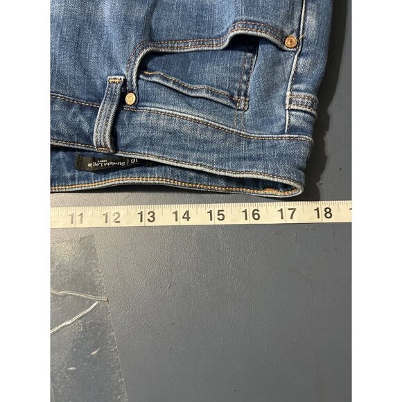 Talbots Womens Straight Leg Jeans Size 16 Blue Denim - Picture 6 of 11